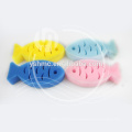 Lovely small fish shaped 4pcs sets bath sponge